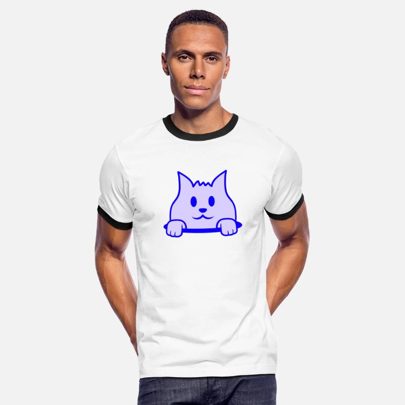 Cat Looks Nice Out From Ground Hole Happy Smiling
