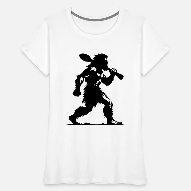 Caveman Silhouette Club Art