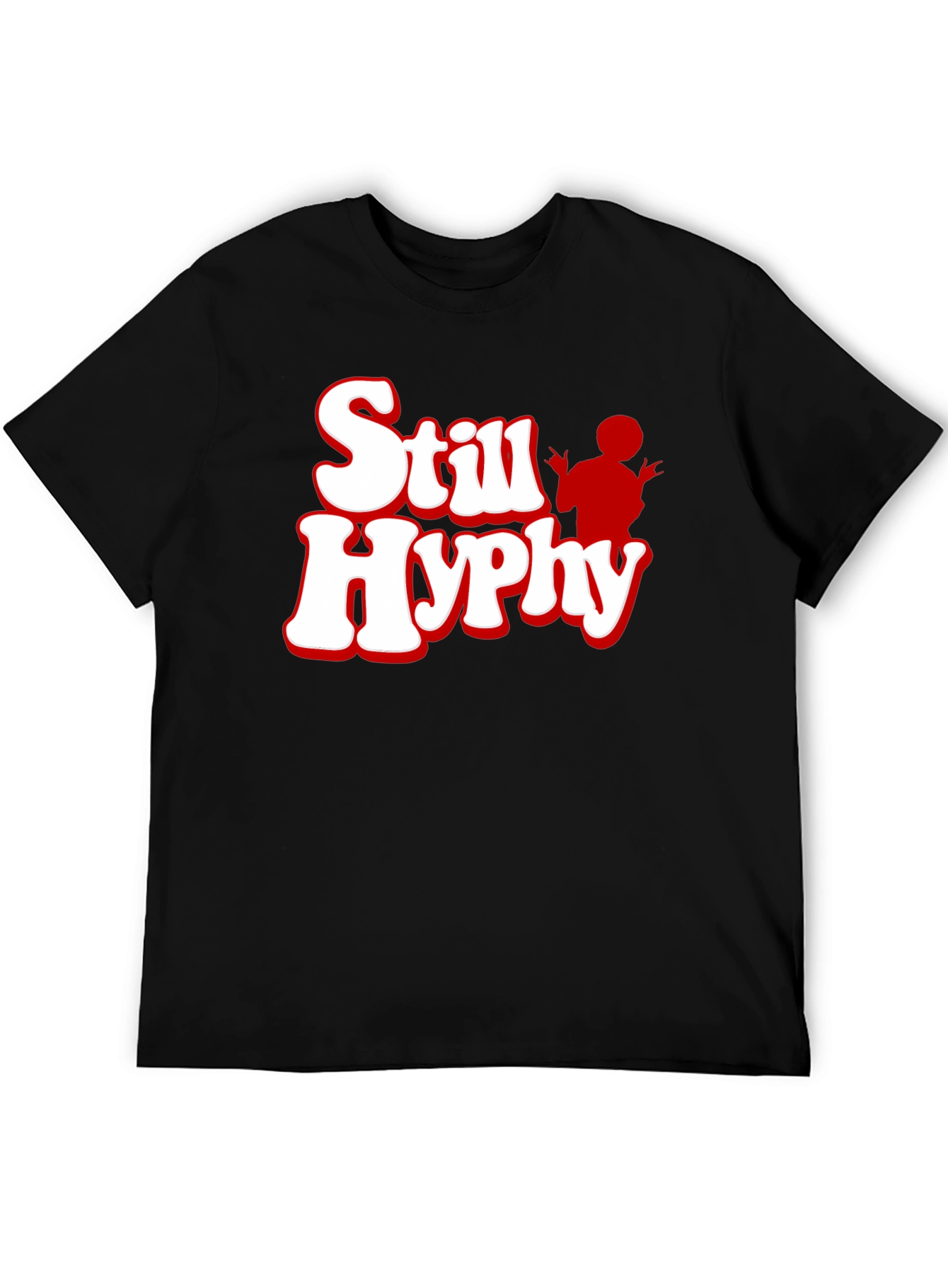 Still Hyphy Graphic Tee - Black Cotton T-Shirt