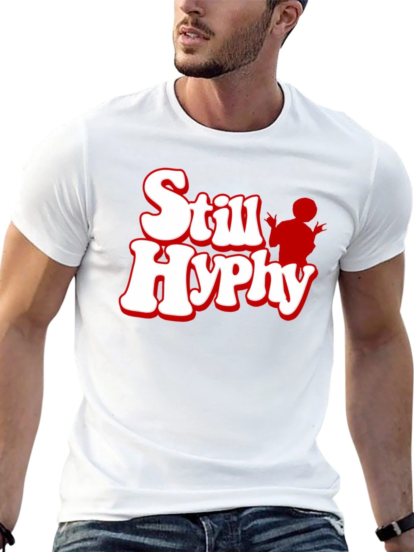 Still Hyphy Graphic Tee - Black Cotton T-Shirt