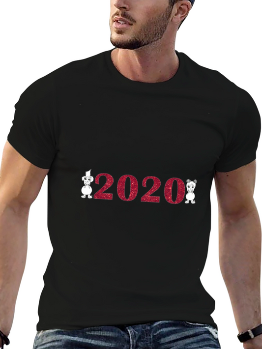 Festive 2020 Graphic Tee - Black