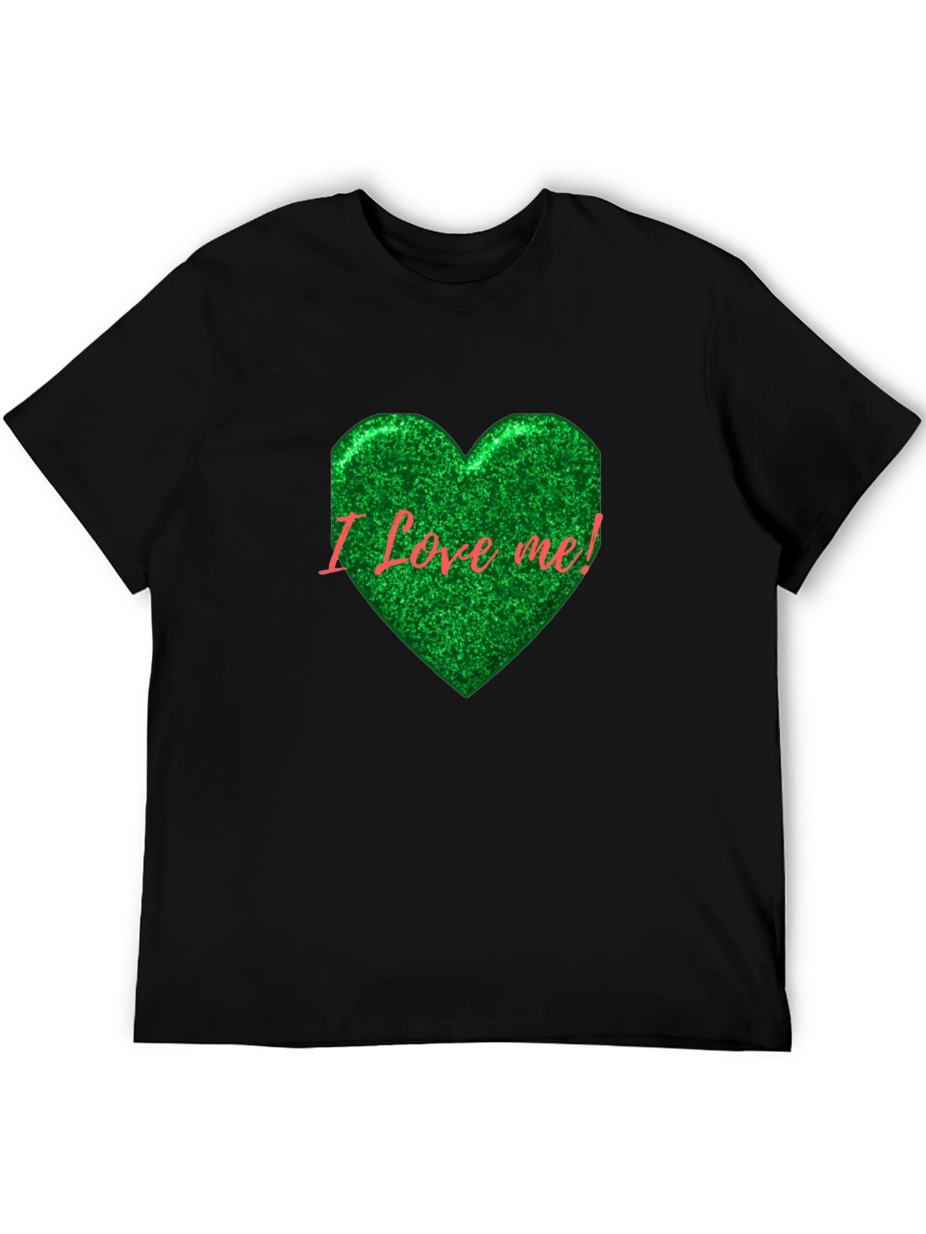I Love Me! Black Graphic Tee