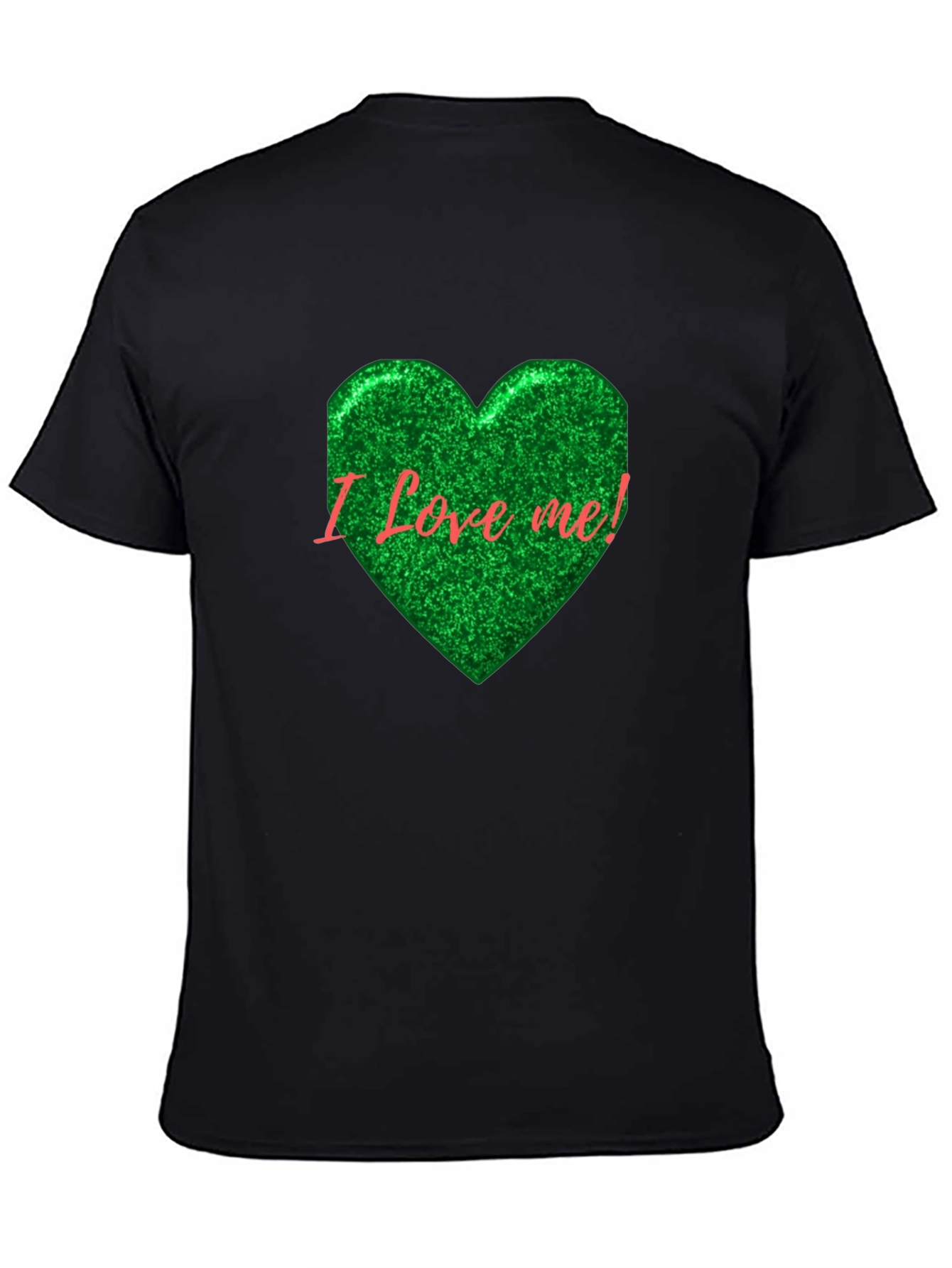 I Love Me! Black Graphic Tee