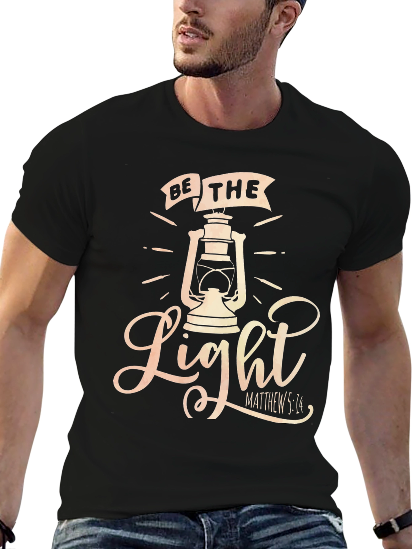Be the Light T-Shirt - Matthew 5:14 Graphic Tee