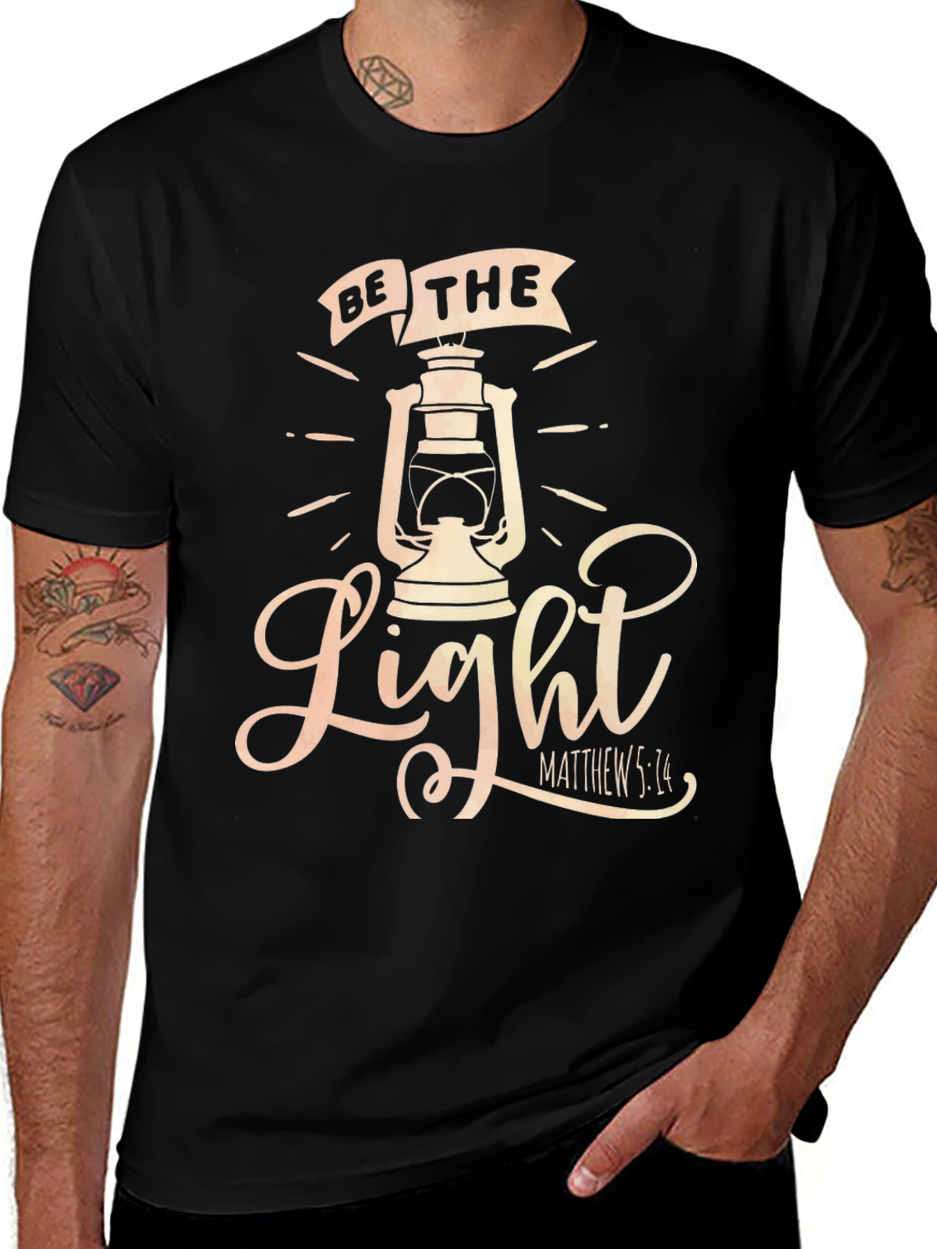 Be the Light T-Shirt - Matthew 5:14 Graphic Tee