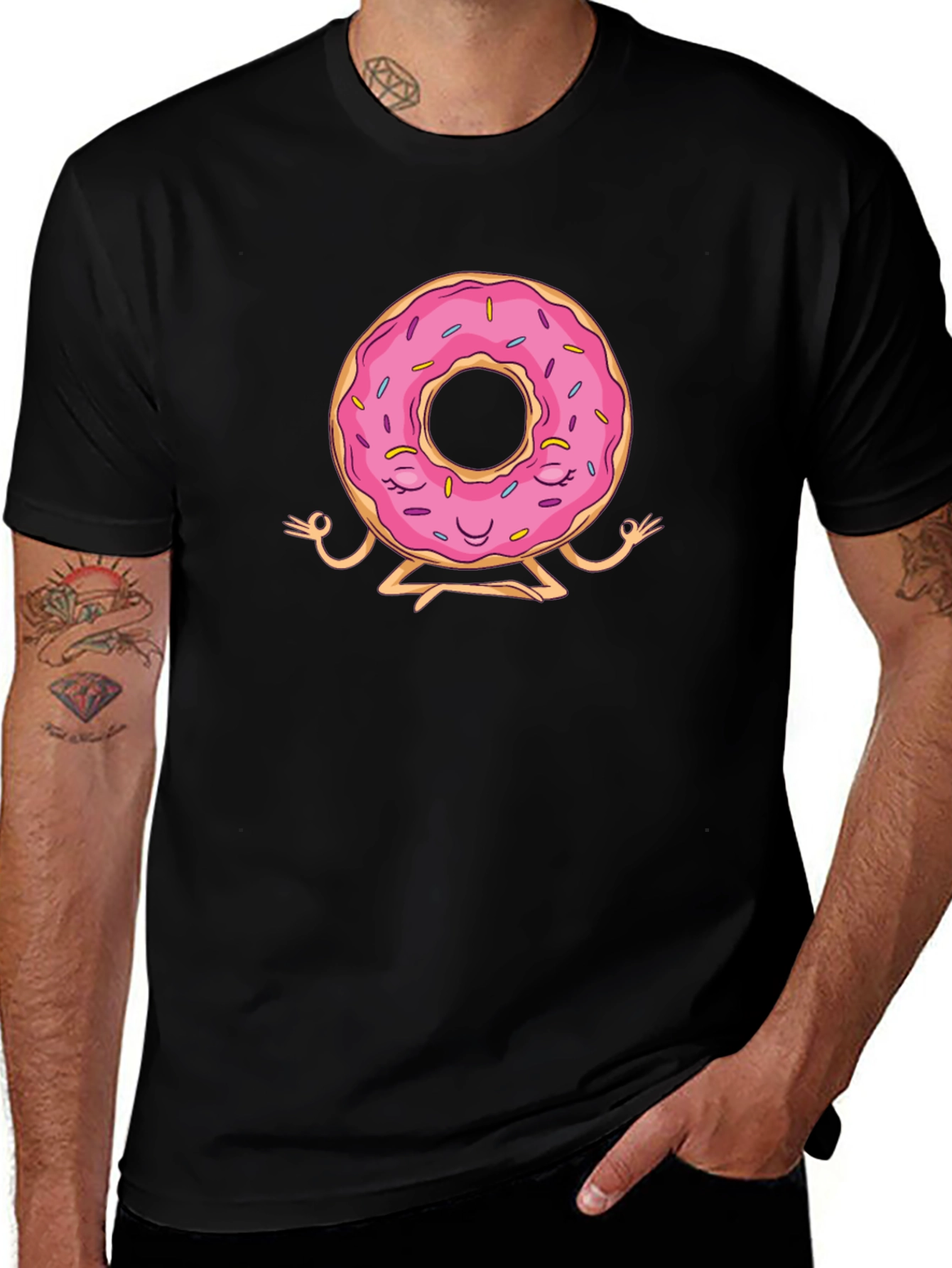 Zen Donut Black T-Shirt