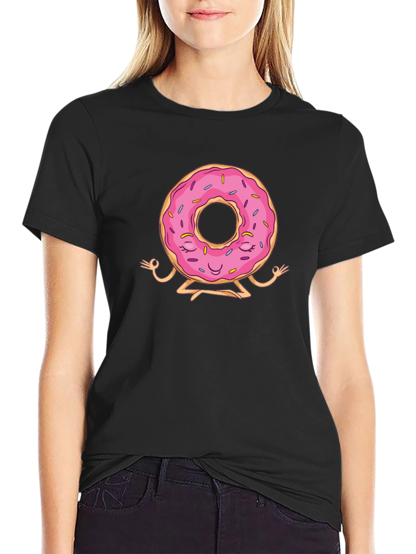 Zen Donut Black T-Shirt