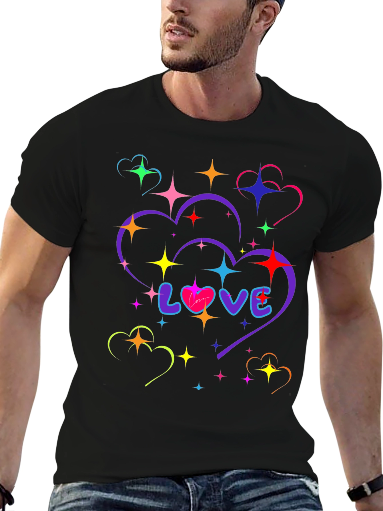 Love Graphic Print T-Shirt