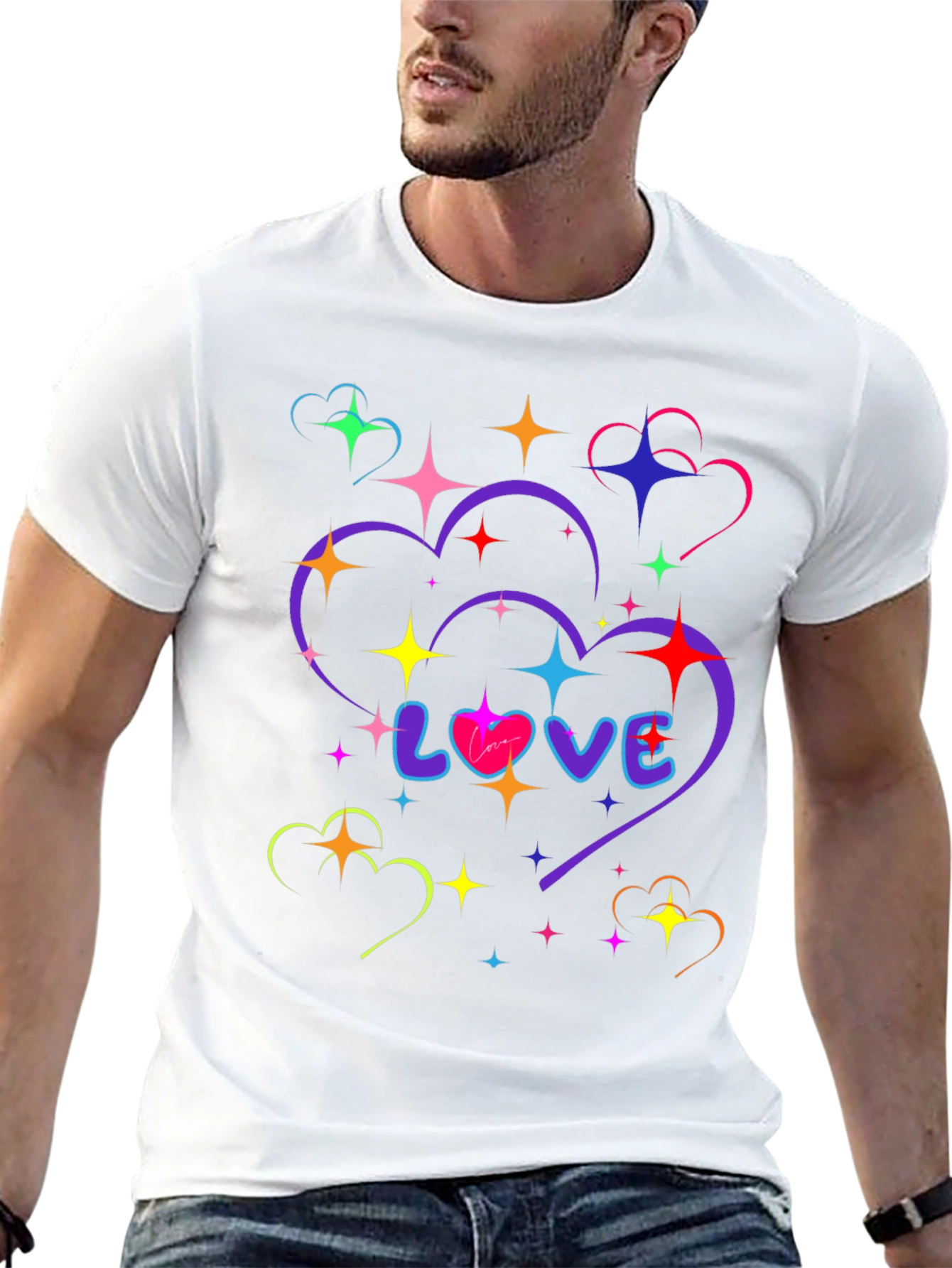 Love Graphic Print T-Shirt