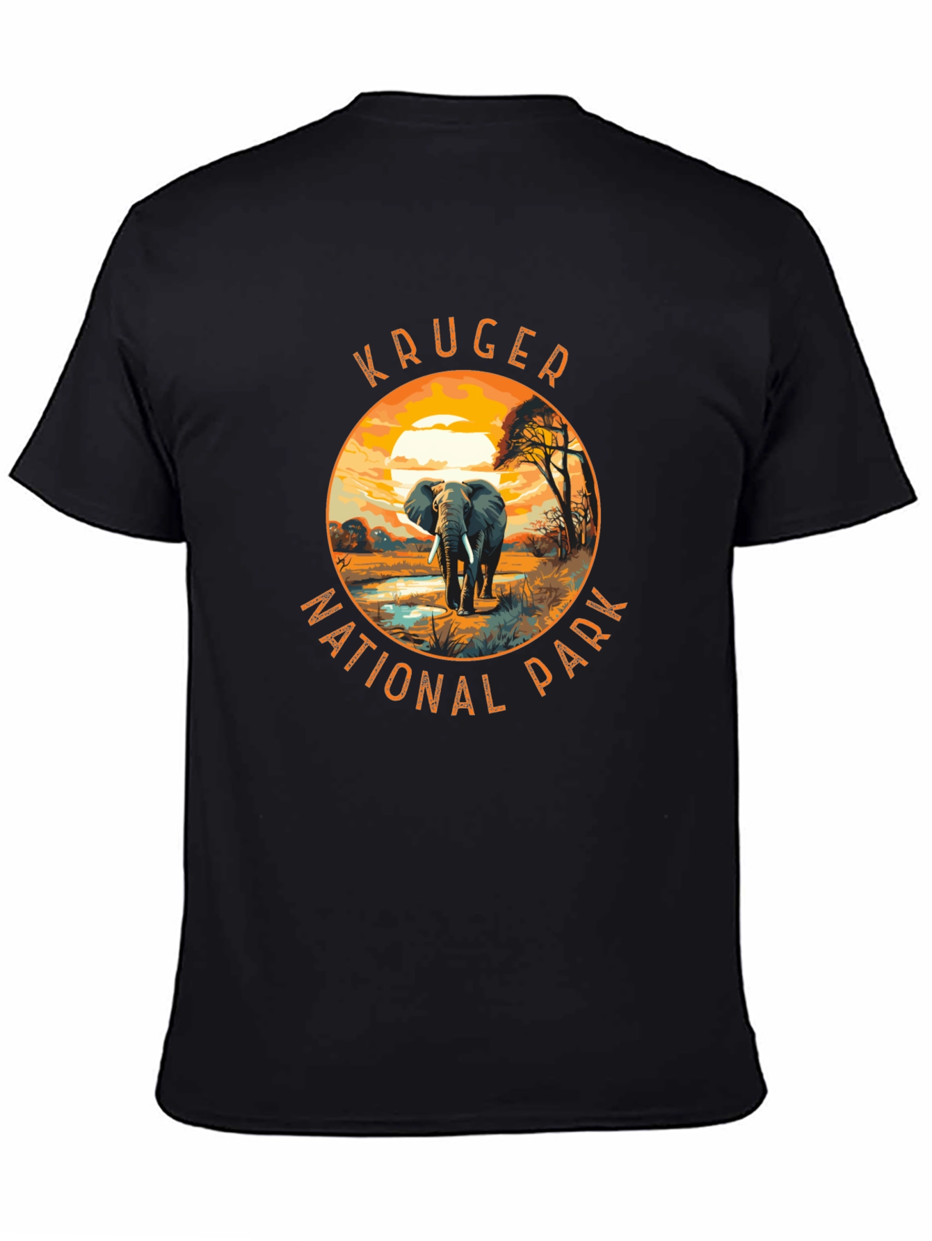 Kruger National Park T-Shirt - Safari Elephant Design