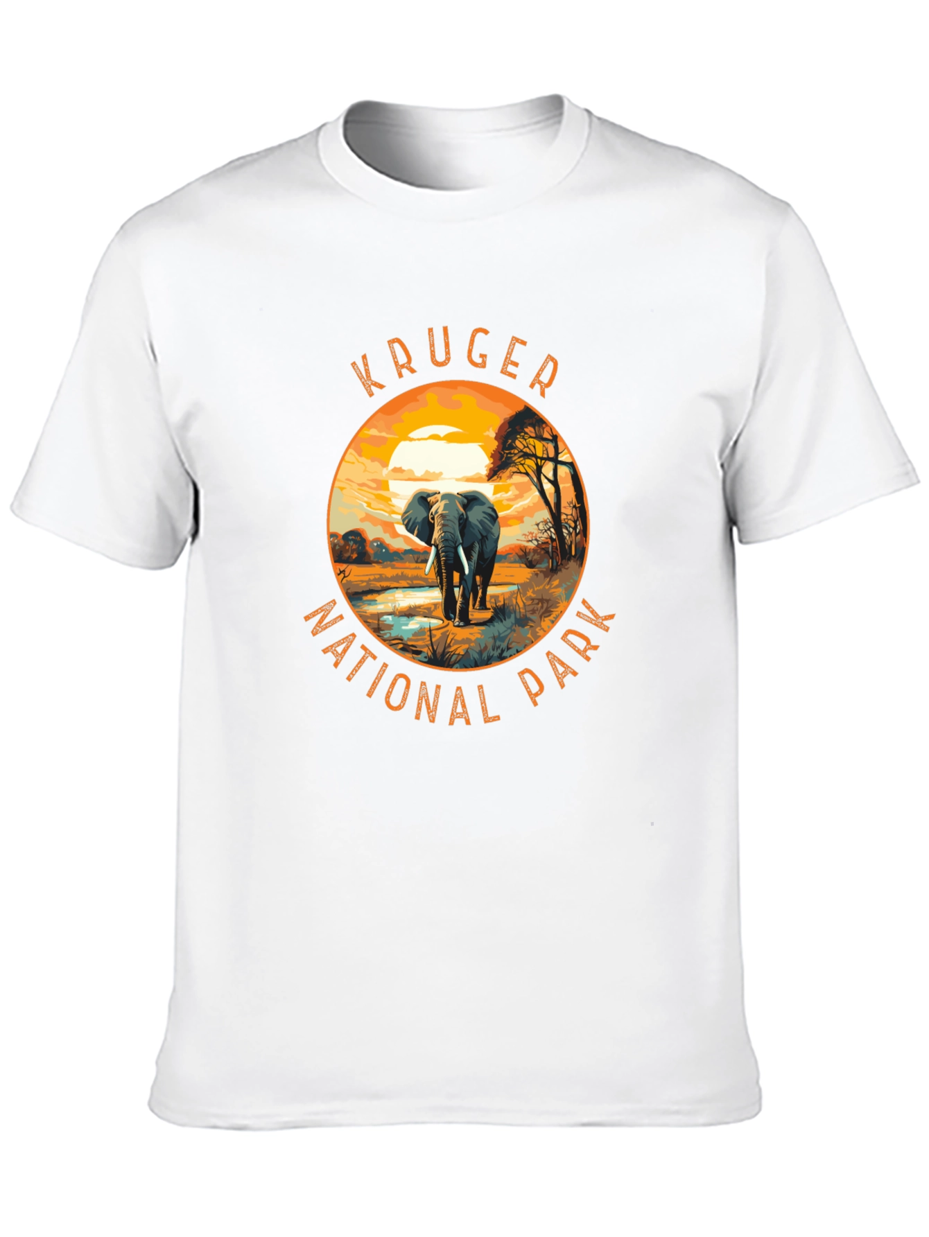 Kruger National Park T-Shirt - Safari Elephant Design