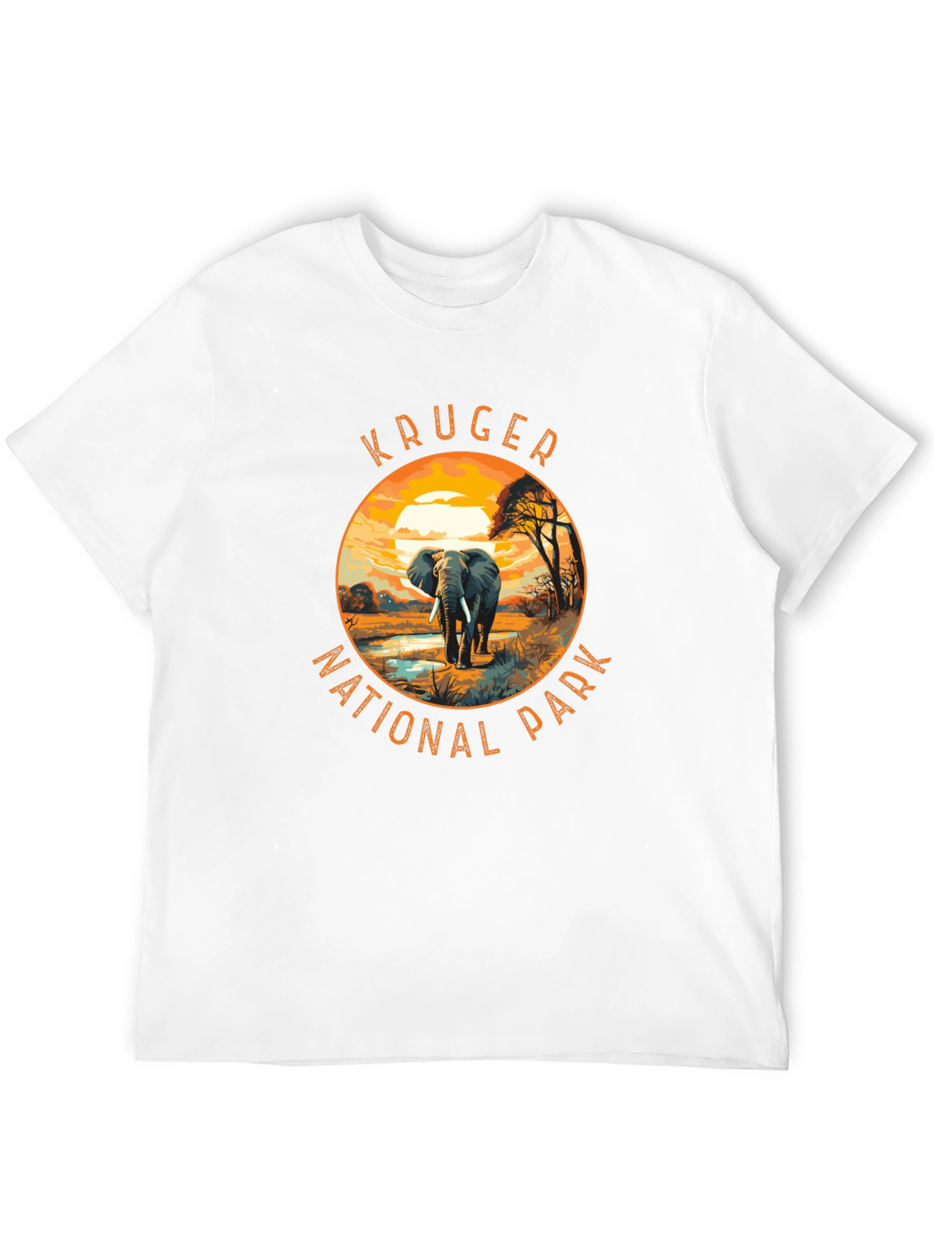 Kruger National Park T-Shirt - Safari Elephant Design