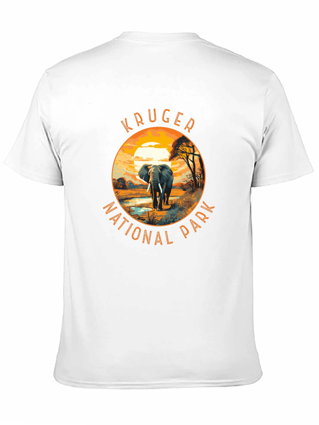 Kruger National Park T-Shirt - Safari Elephant Design