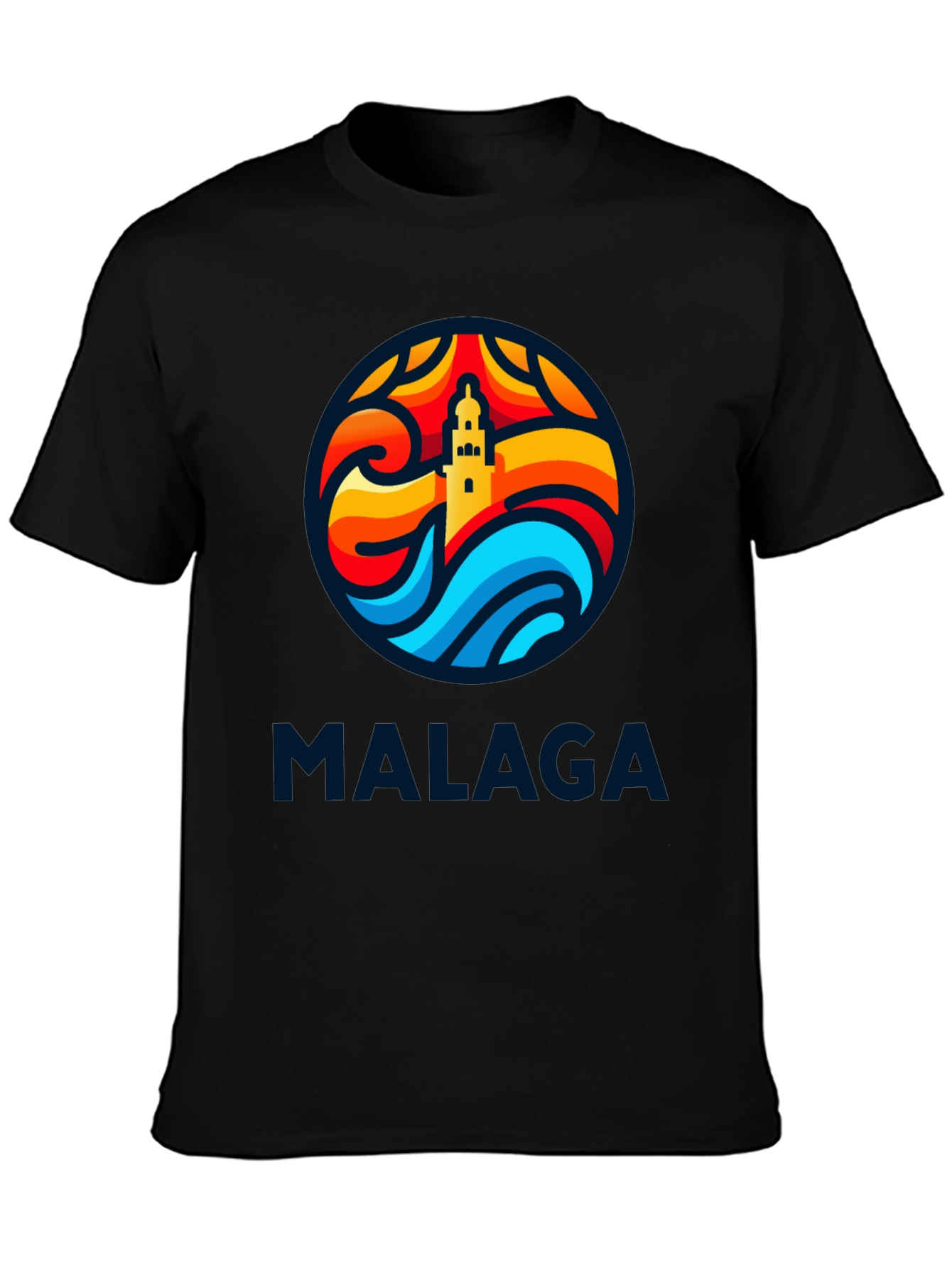 Malaga Tower T-Shirt - Stylish Graphic Tee