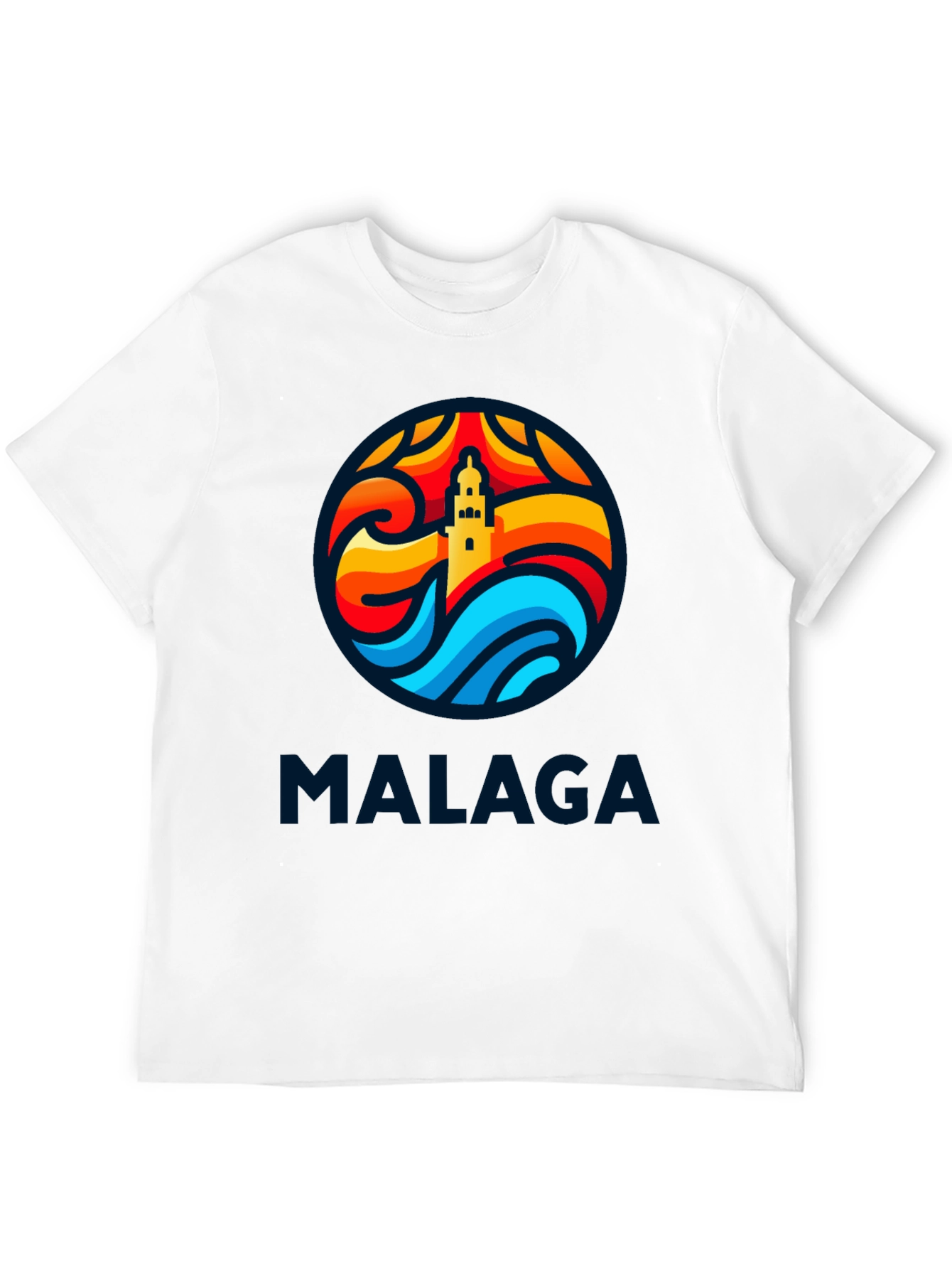 Malaga Tower T-Shirt - Stylish Graphic Tee