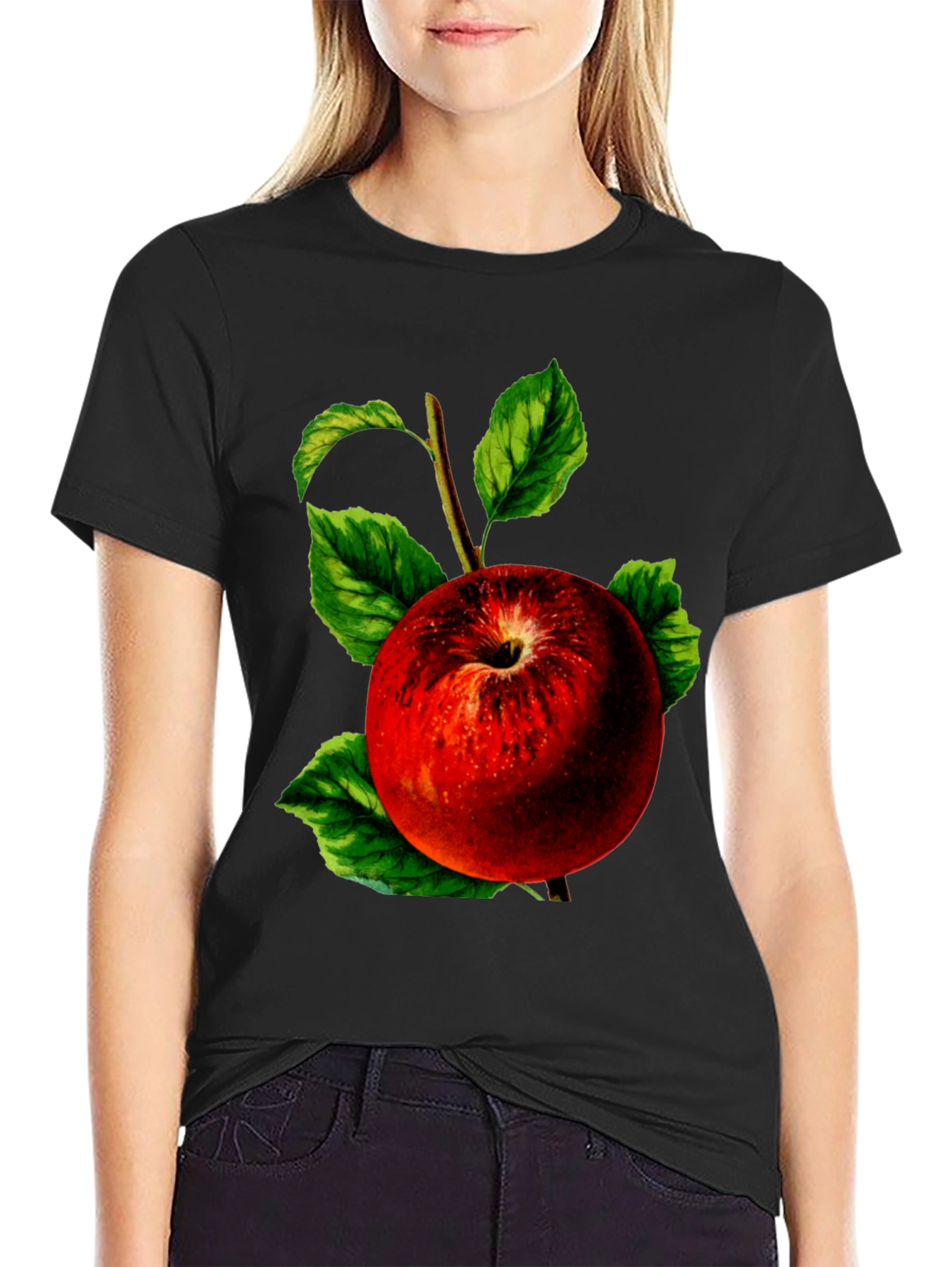 Apple Graphic T-Shirt - Fresh Design