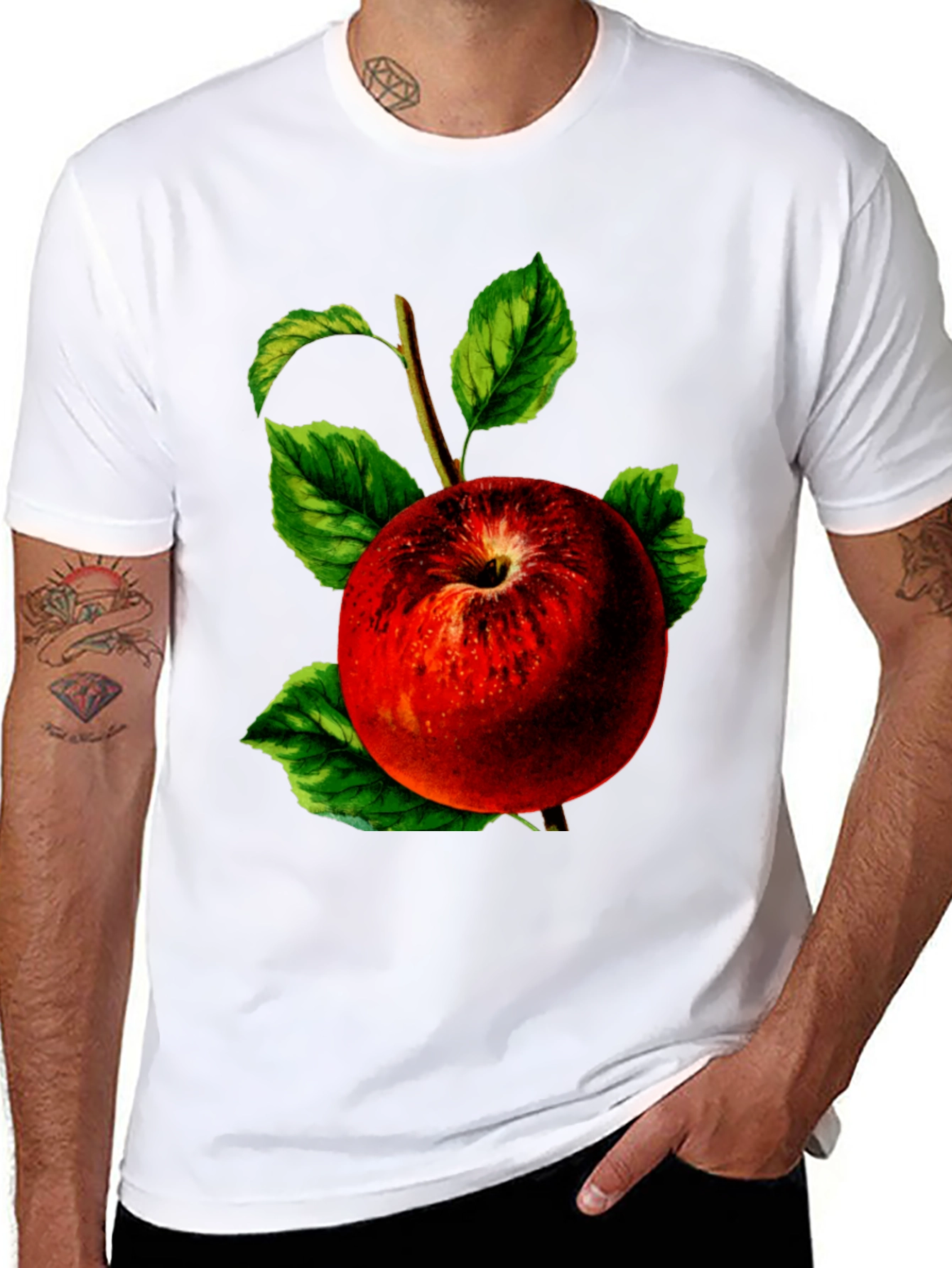 Apple Graphic T-Shirt - Fresh Design