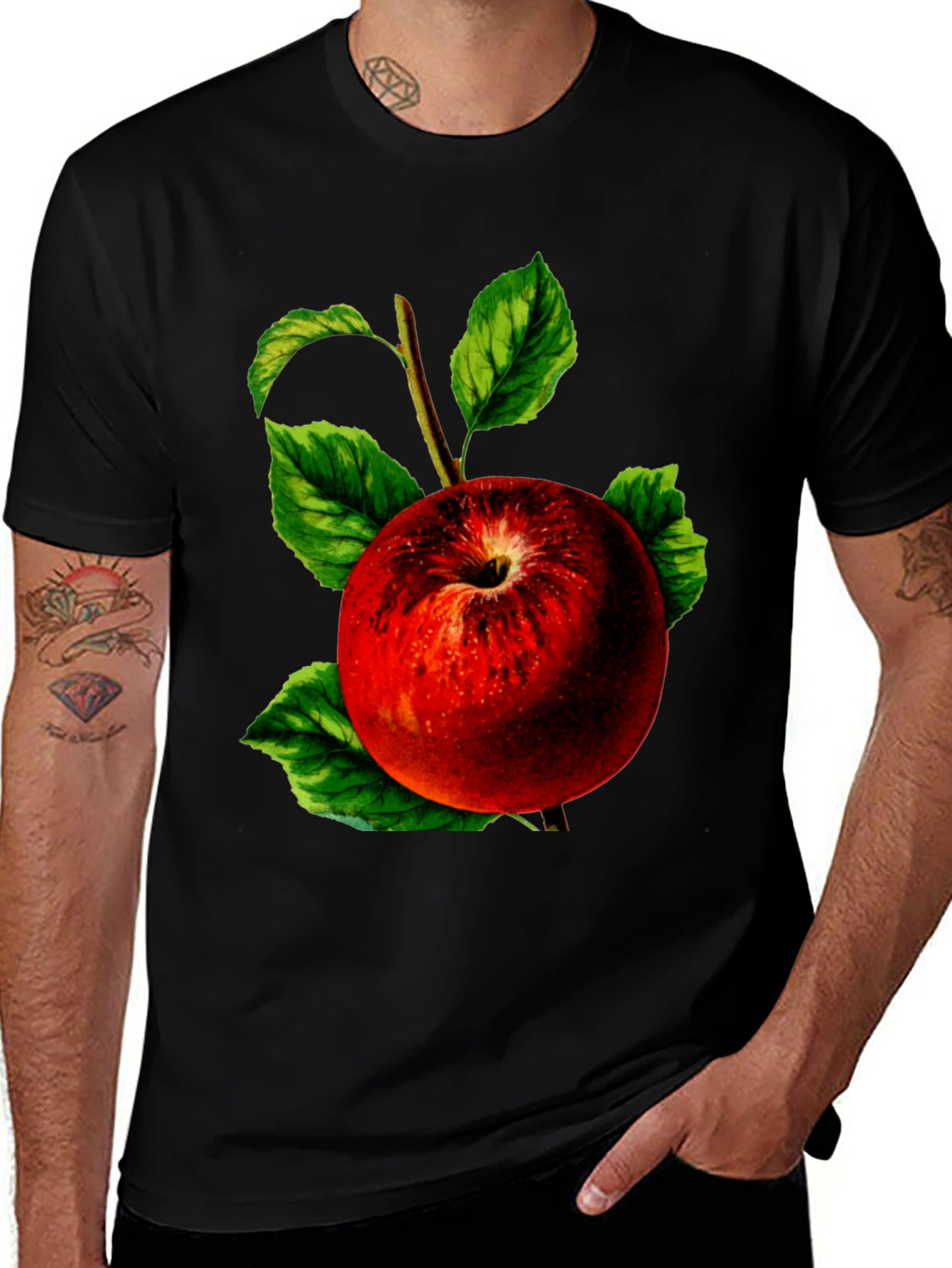 Apple Graphic T-Shirt - Fresh Design
