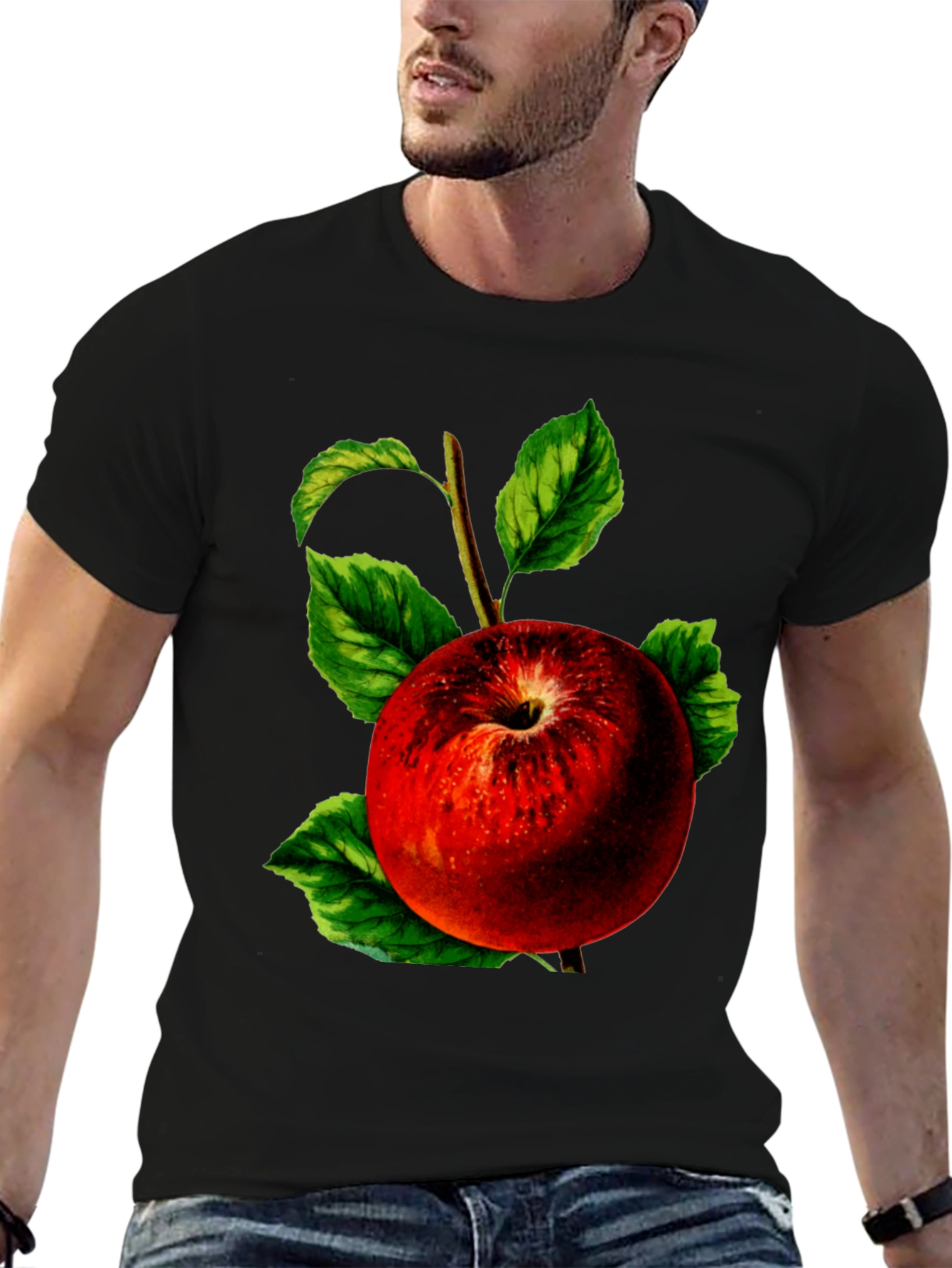 Apple Graphic T-Shirt - Fresh Design