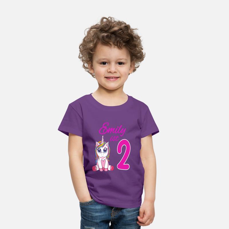 Children's Birthday Party 2 Years Girl Name Emily
