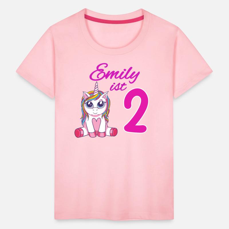 Children's Birthday Party 2 Years Girl Name Emily