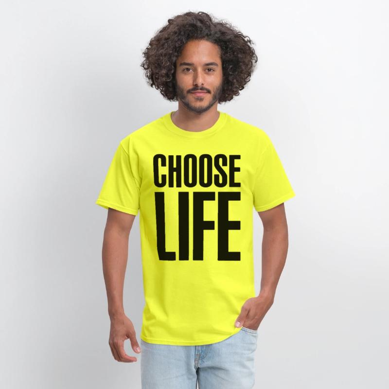 Choose Life Geek Swag Hipster Men Women Unisex Tan