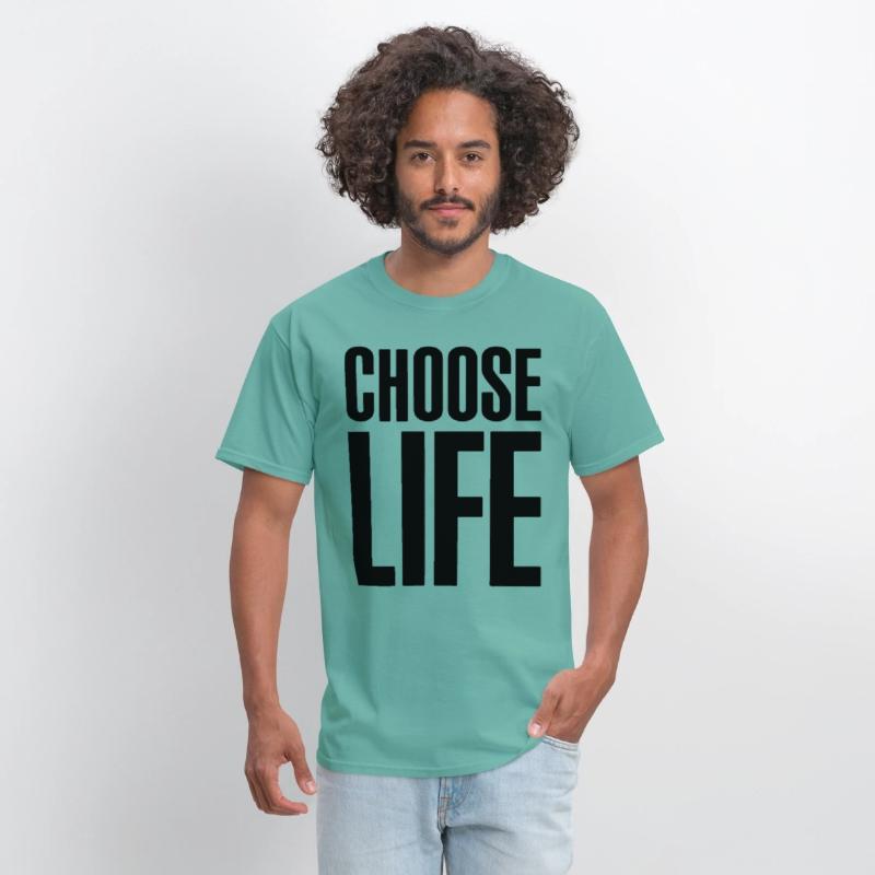 Choose Life Geek Swag Hipster Men Women Unisex Tan