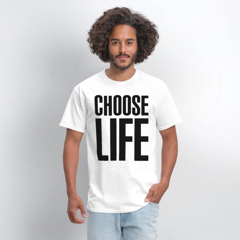 Choose Life Geek Swag Hipster Men Women Unisex Tan