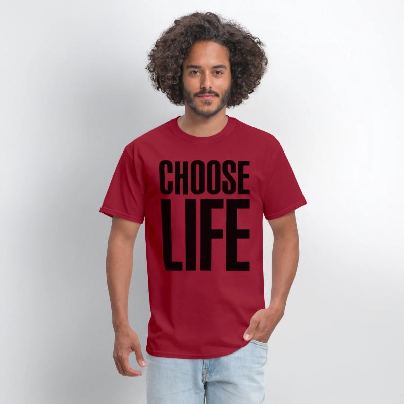 Choose Life Geek Swag Hipster Men Women Unisex Tan
