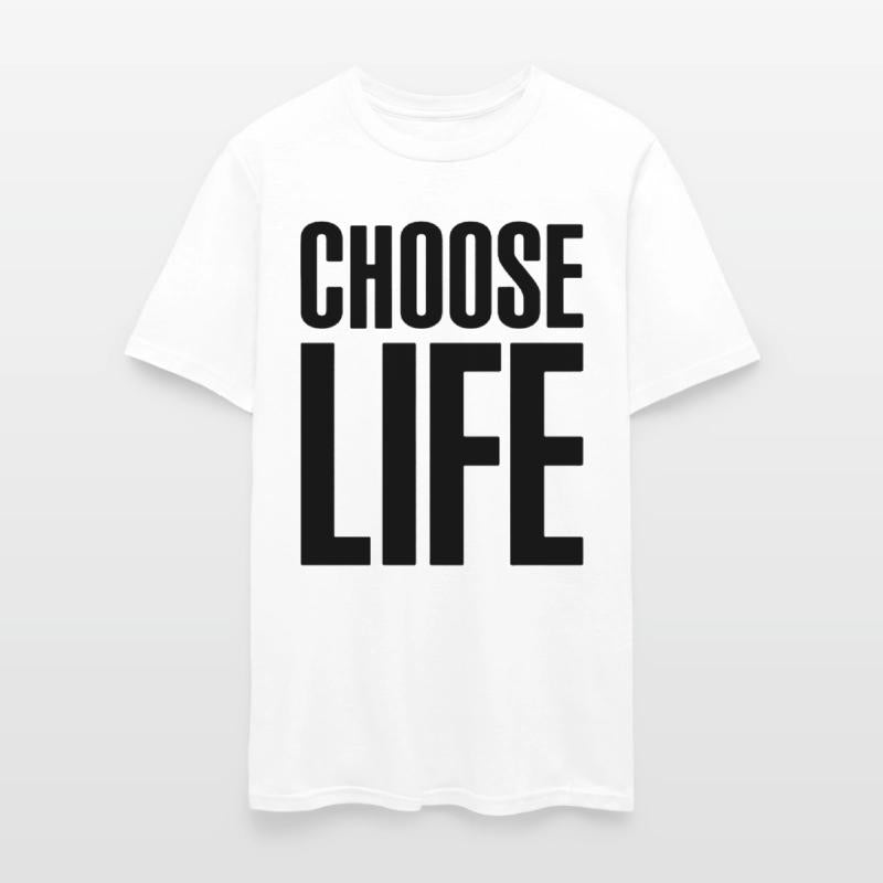 Choose Life Geek Swag Hipster Men Women Unisex Tan