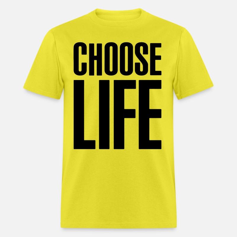 Choose Life Geek Swag Hipster Men Women Unisex Tan
