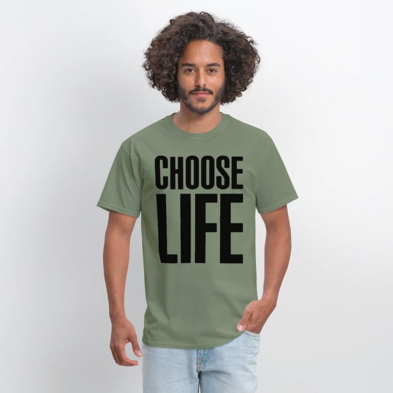 Choose Life Geek Swag Hipster Men Women Unisex Tan