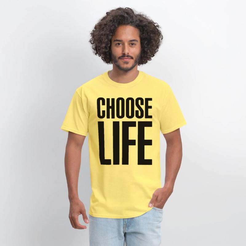 Choose Life Geek Swag Hipster Men Women Unisex Tan