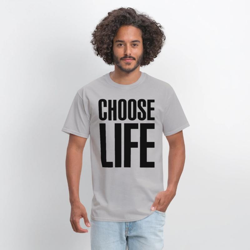 Choose Life Geek Swag Hipster Men Women Unisex Tan