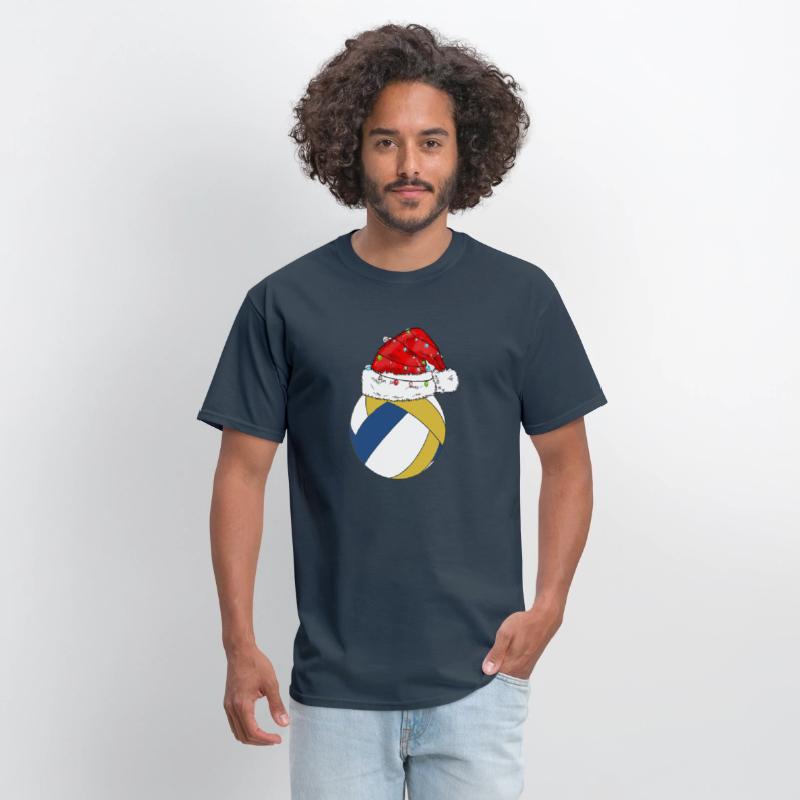 CHRISTMAS LIGHTS VOLLEY BALL SANTA HAT GIRLS SPIKE
