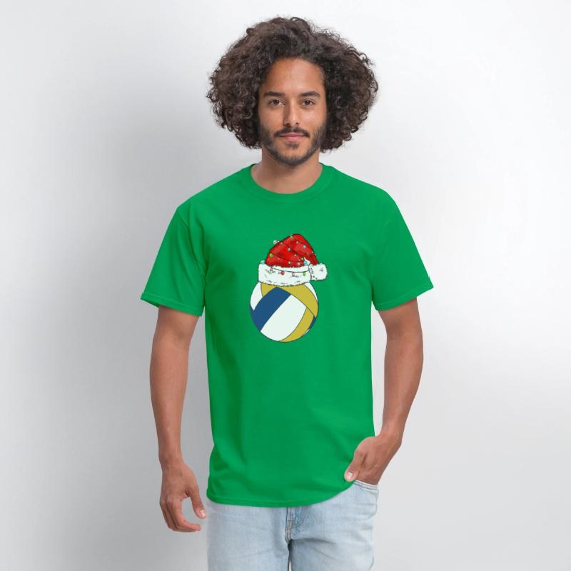 CHRISTMAS LIGHTS VOLLEY BALL SANTA HAT GIRLS SPIKE