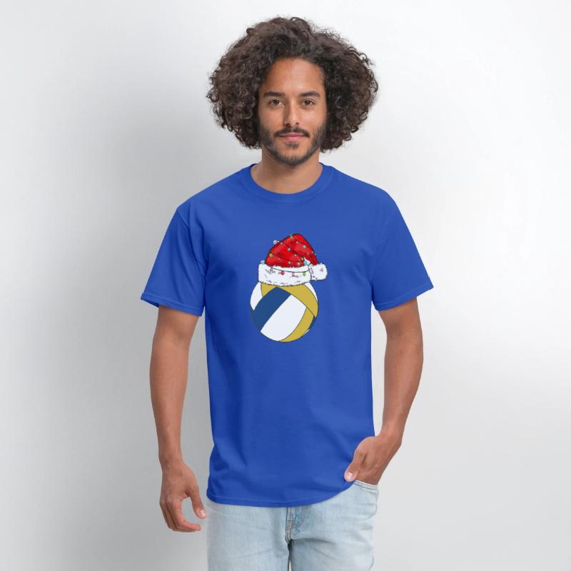 CHRISTMAS LIGHTS VOLLEY BALL SANTA HAT GIRLS SPIKE
