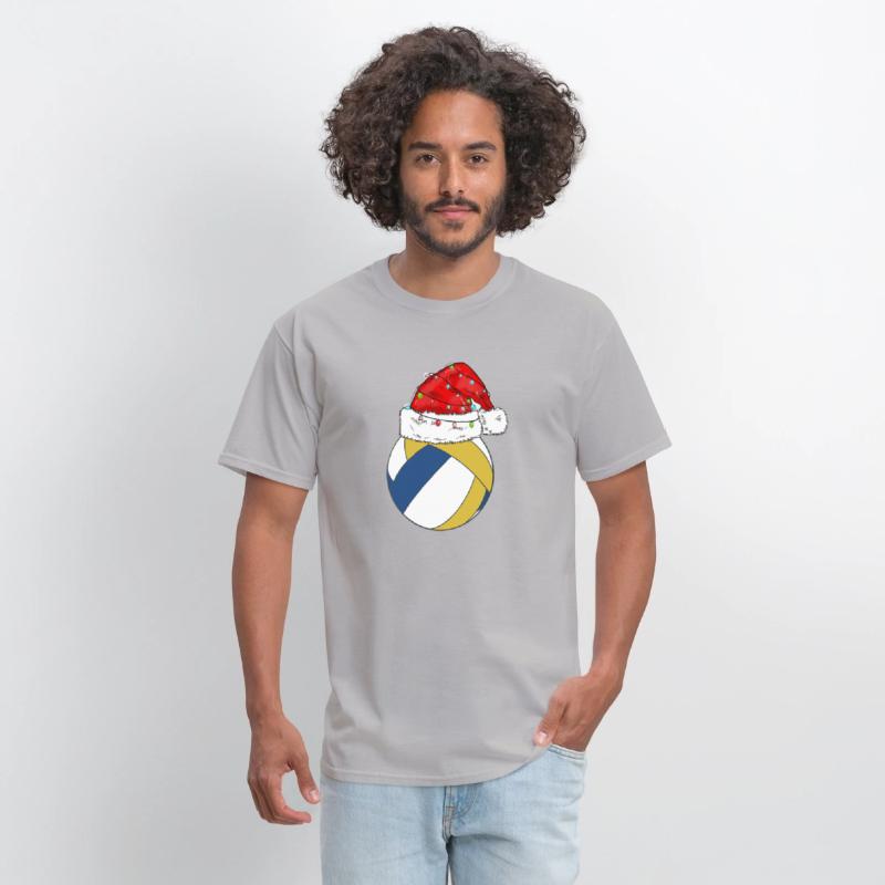 CHRISTMAS LIGHTS VOLLEY BALL SANTA HAT GIRLS SPIKE