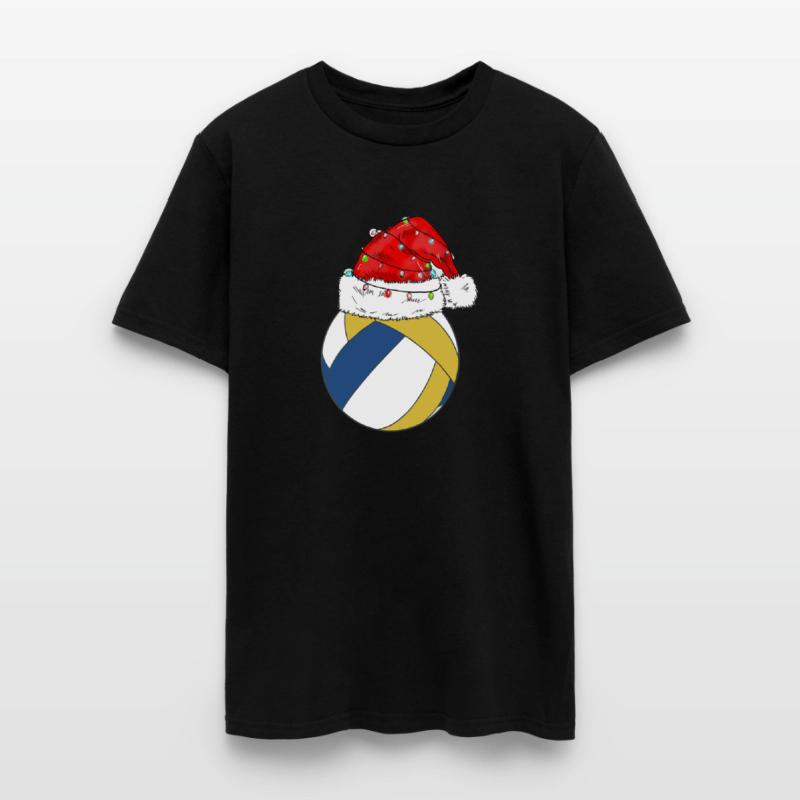 CHRISTMAS LIGHTS VOLLEY BALL SANTA HAT GIRLS SPIKE