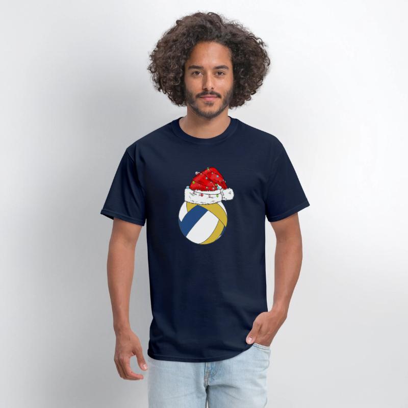 CHRISTMAS LIGHTS VOLLEY BALL SANTA HAT GIRLS SPIKE
