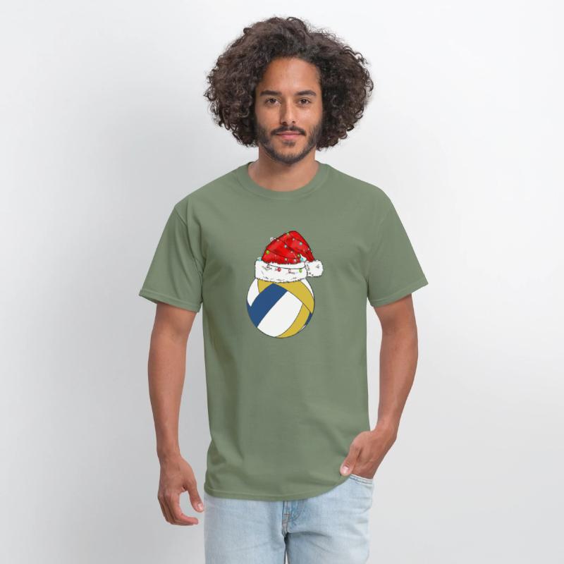 CHRISTMAS LIGHTS VOLLEY BALL SANTA HAT GIRLS SPIKE