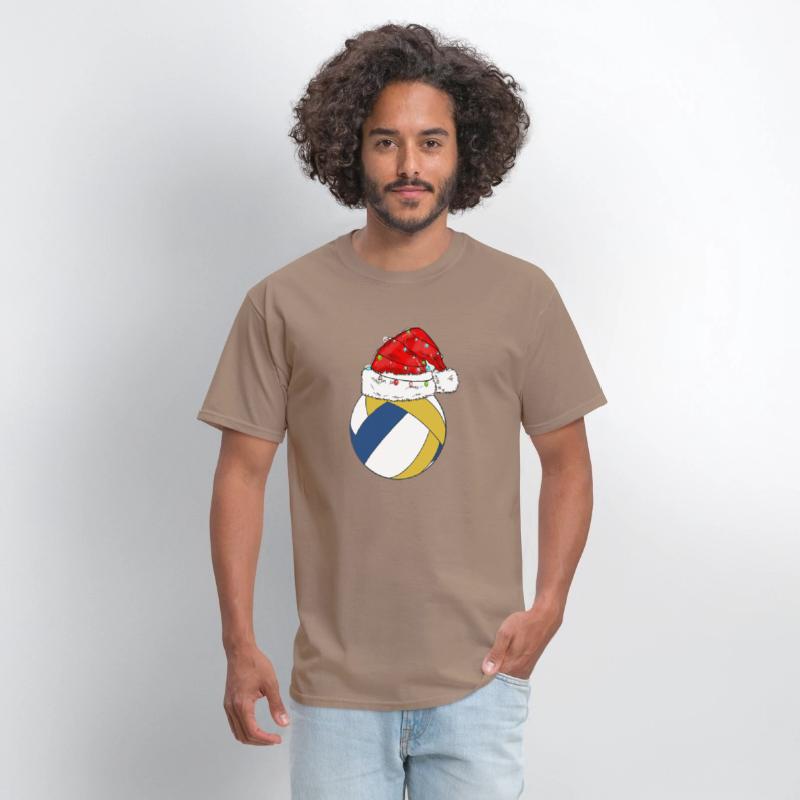 CHRISTMAS LIGHTS VOLLEY BALL SANTA HAT GIRLS SPIKE