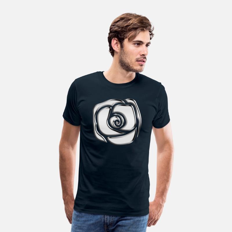 Chrome Rose Abstract Design