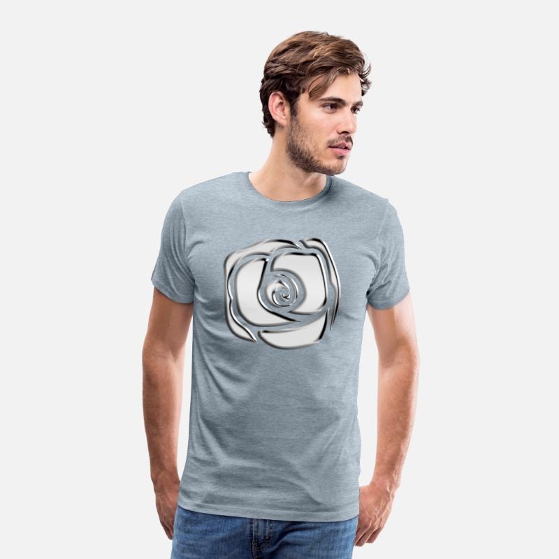 Chrome Rose Abstract Design