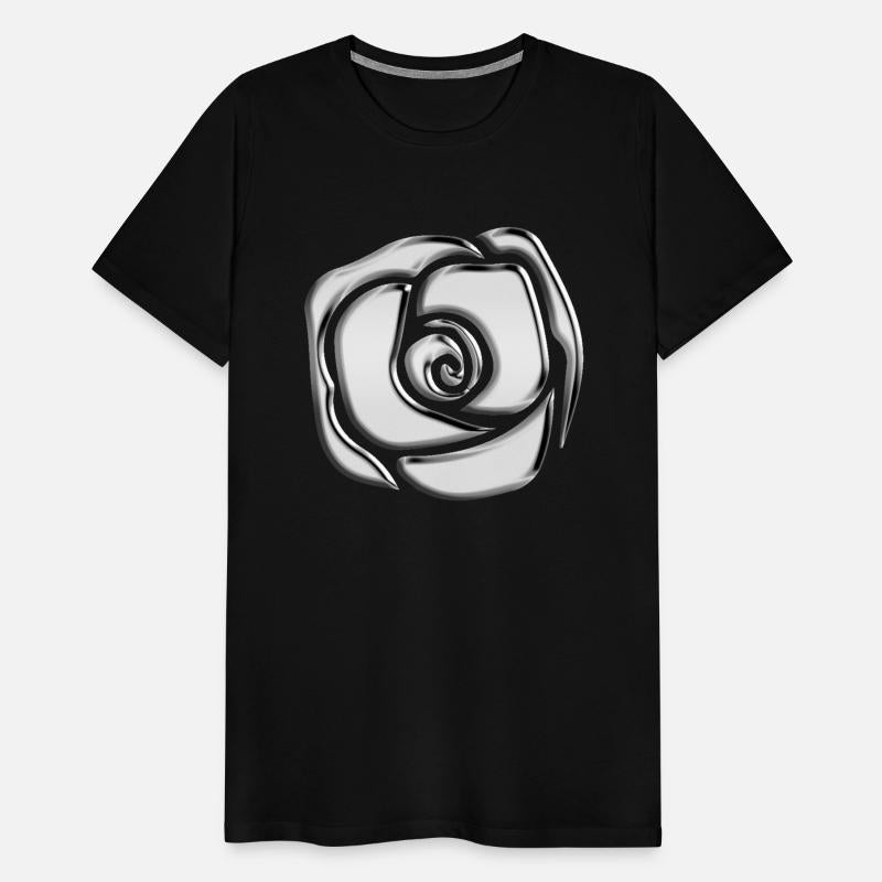 Chrome Rose Abstract Design