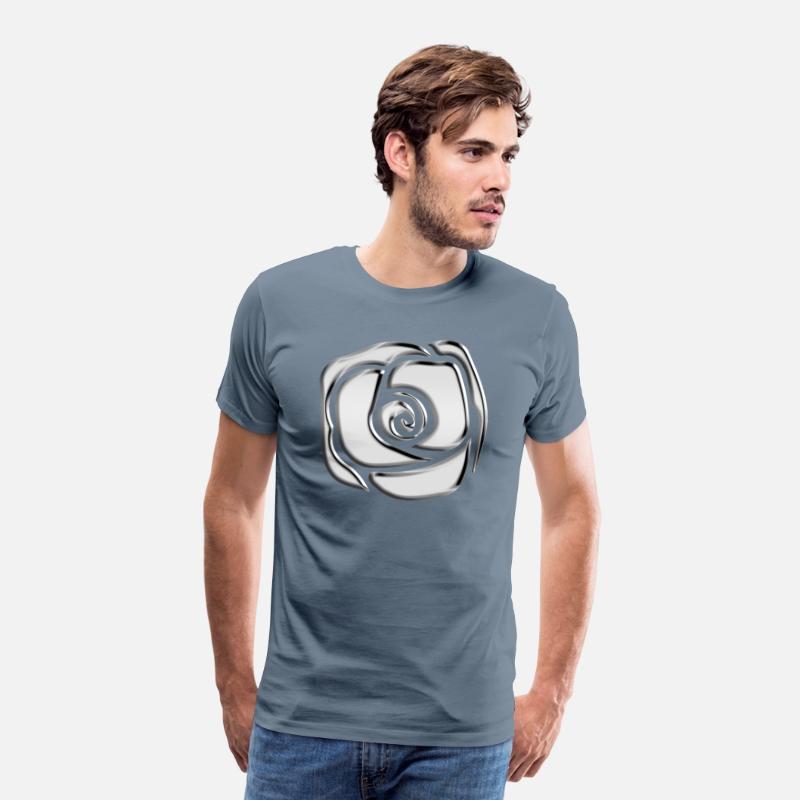 Chrome Rose Abstract Design