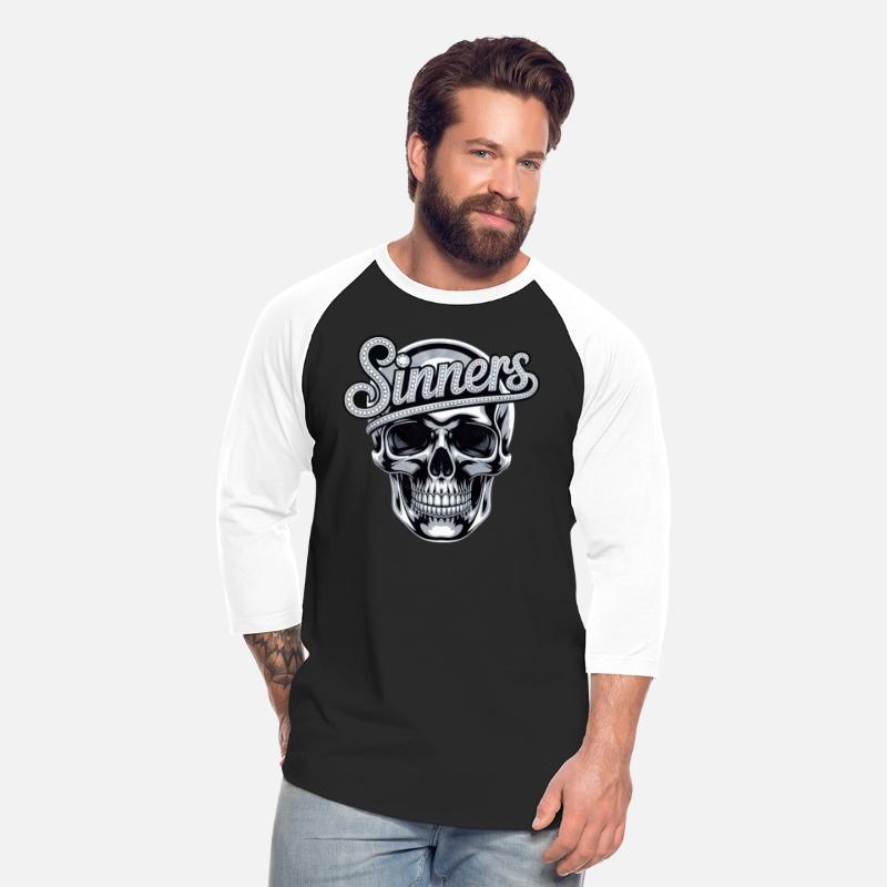 Chrome Skull Sinners Diamond Bling