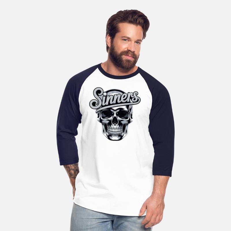 Chrome Skull Sinners Diamond Bling