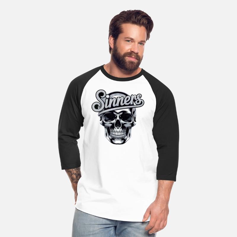 Chrome Skull Sinners Diamond Bling