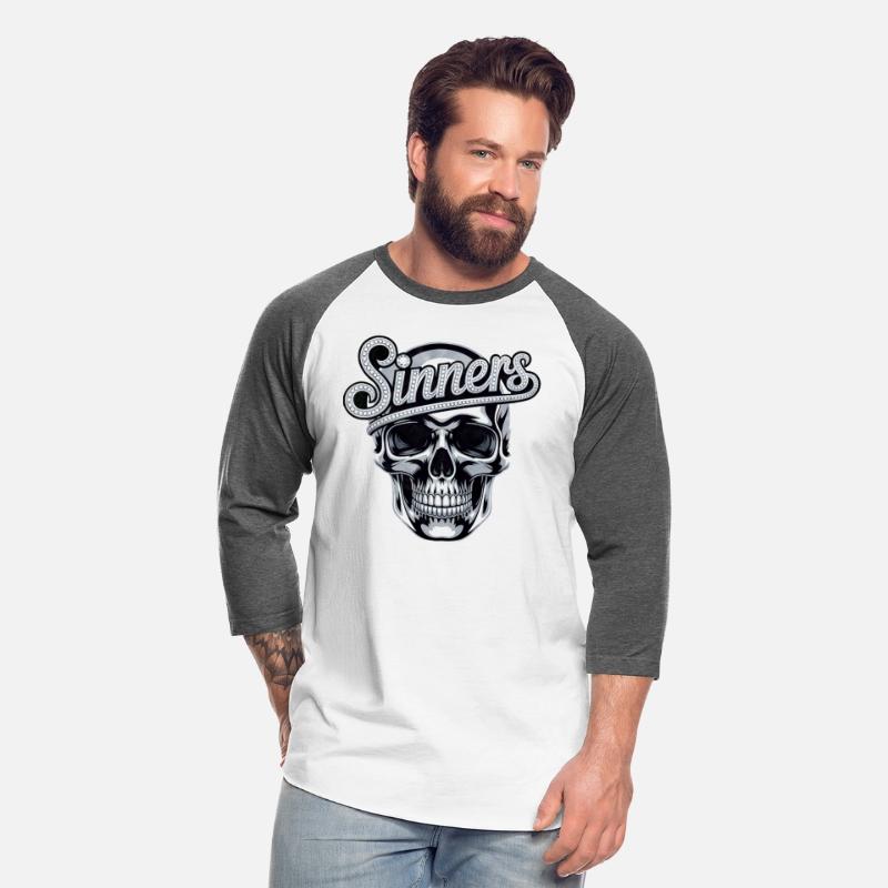Chrome Skull Sinners Diamond Bling